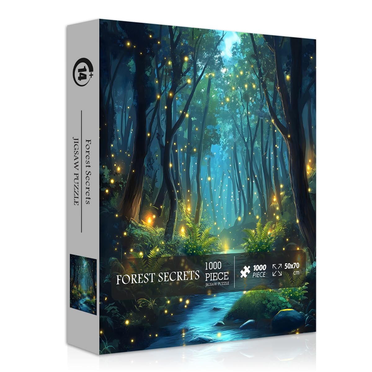 PICKFORU Impossible 1000-Piece Puzzle: Magic Forest Fantasy for Adults