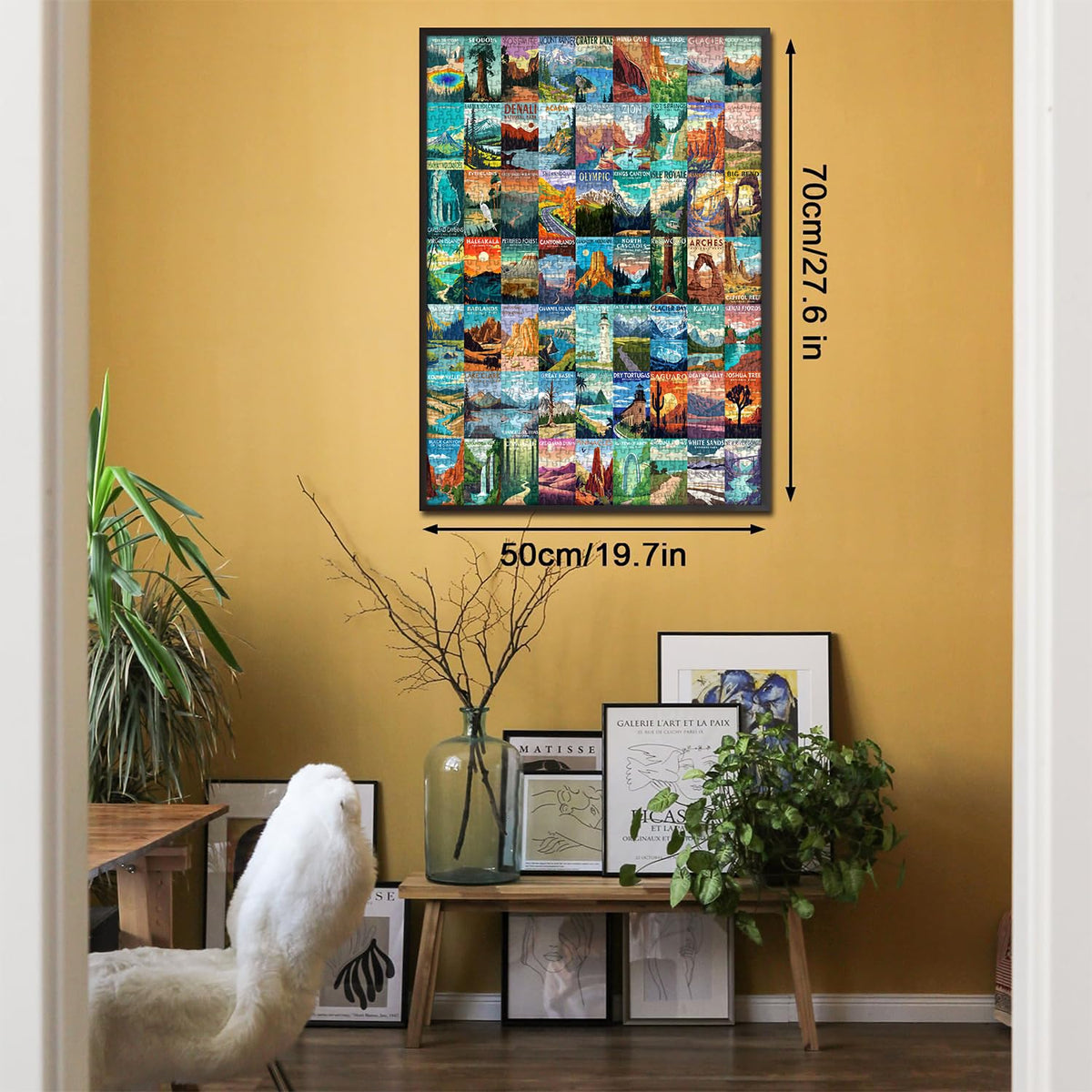 PICKFORU National Parks 1000-Piece Puzzle — Zion, Yellowstone & Yosemite