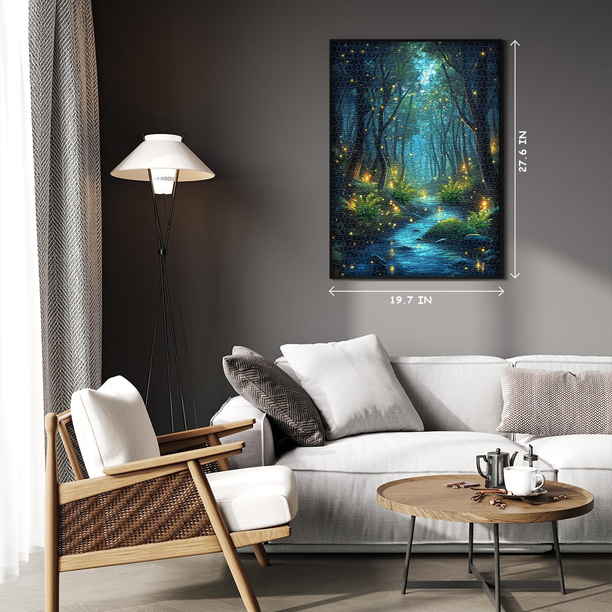 PICKFORU Impossible 1000-Piece Puzzle: Magic Forest Fantasy for Adults