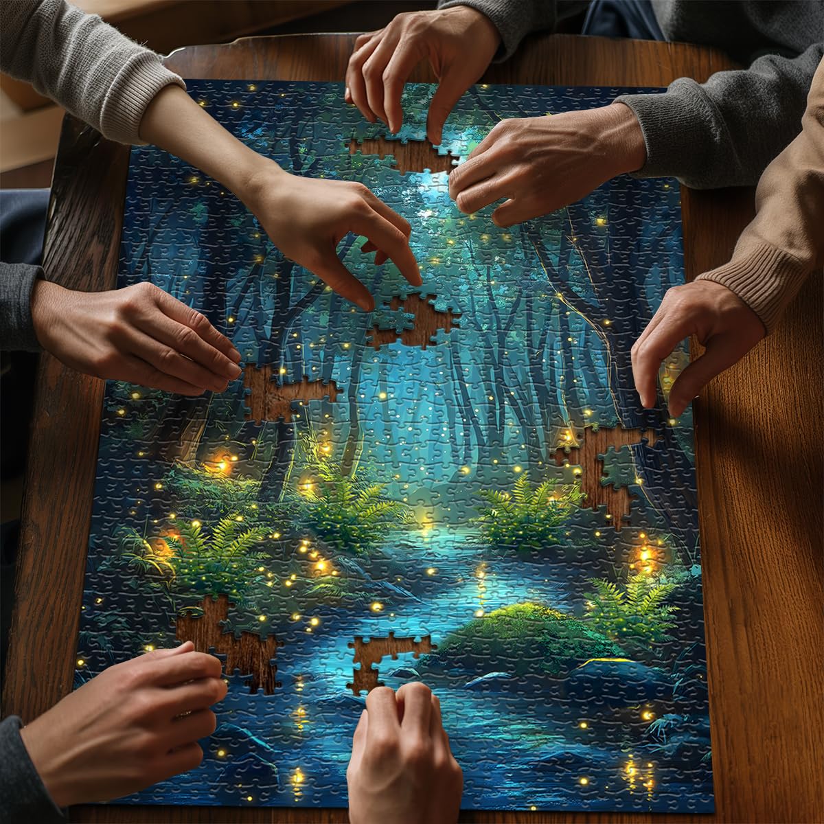 PICKFORU Impossible 1000-Piece Puzzle: Magic Forest Fantasy for Adults