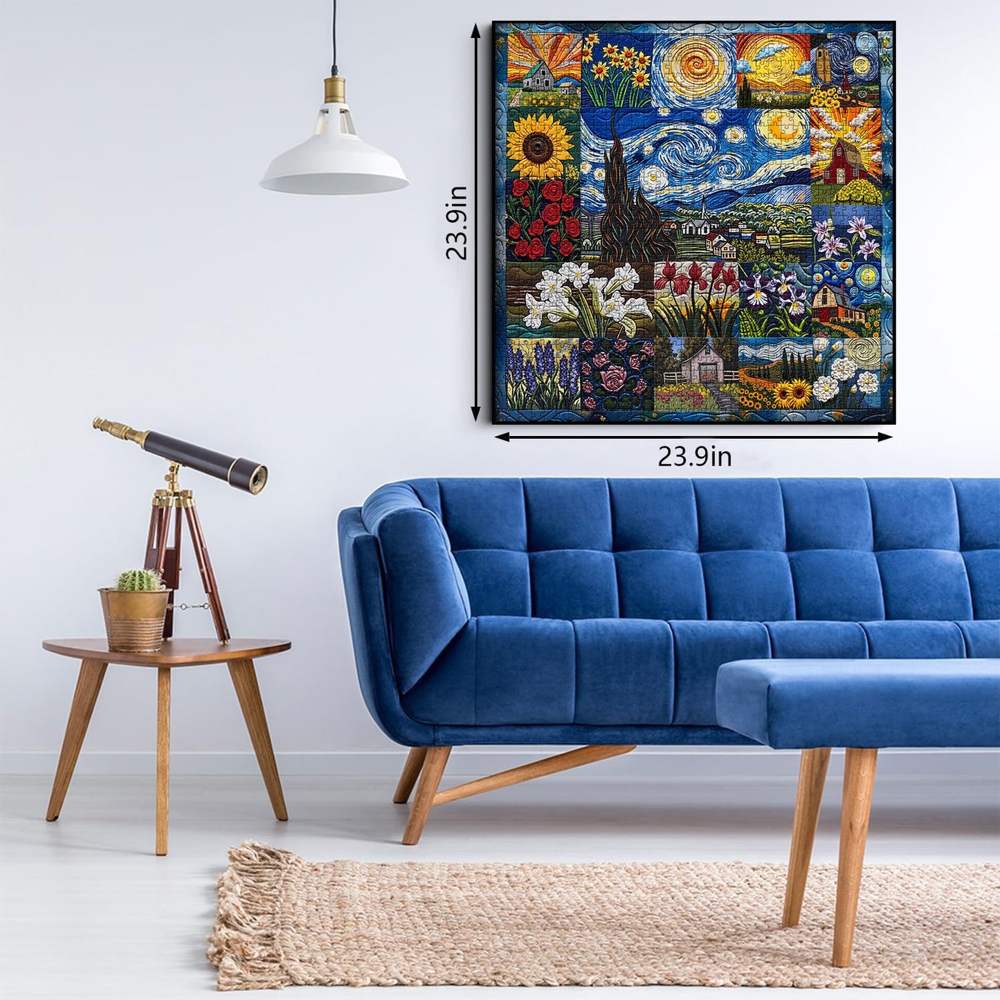 PICKFORU Van Gogh's Rhapsody 1000-Piece Puzzle — Starry Night Flower Art for Adults | Home Decor