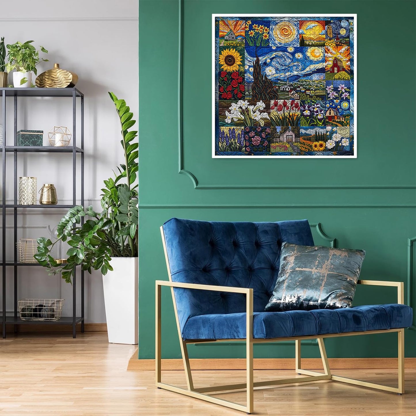 PICKFORU Van Gogh's Rhapsody 1000-Piece Puzzle — Starry Night Flower Art for Adults | Home Decor