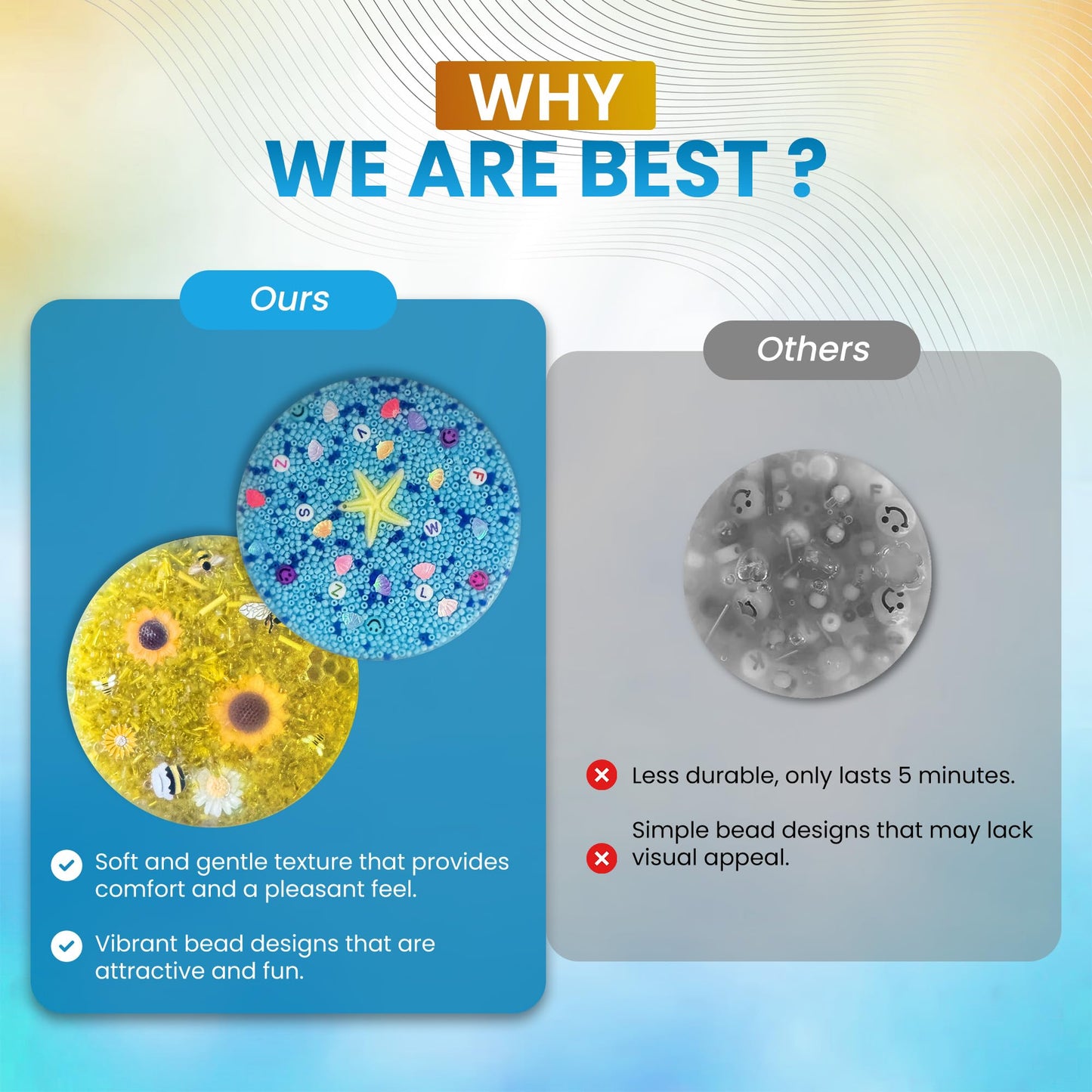 2 Pack Picky Pad – Skin-Picking Fidget Toy for Anxiety, ADHD, and Trichotillomania