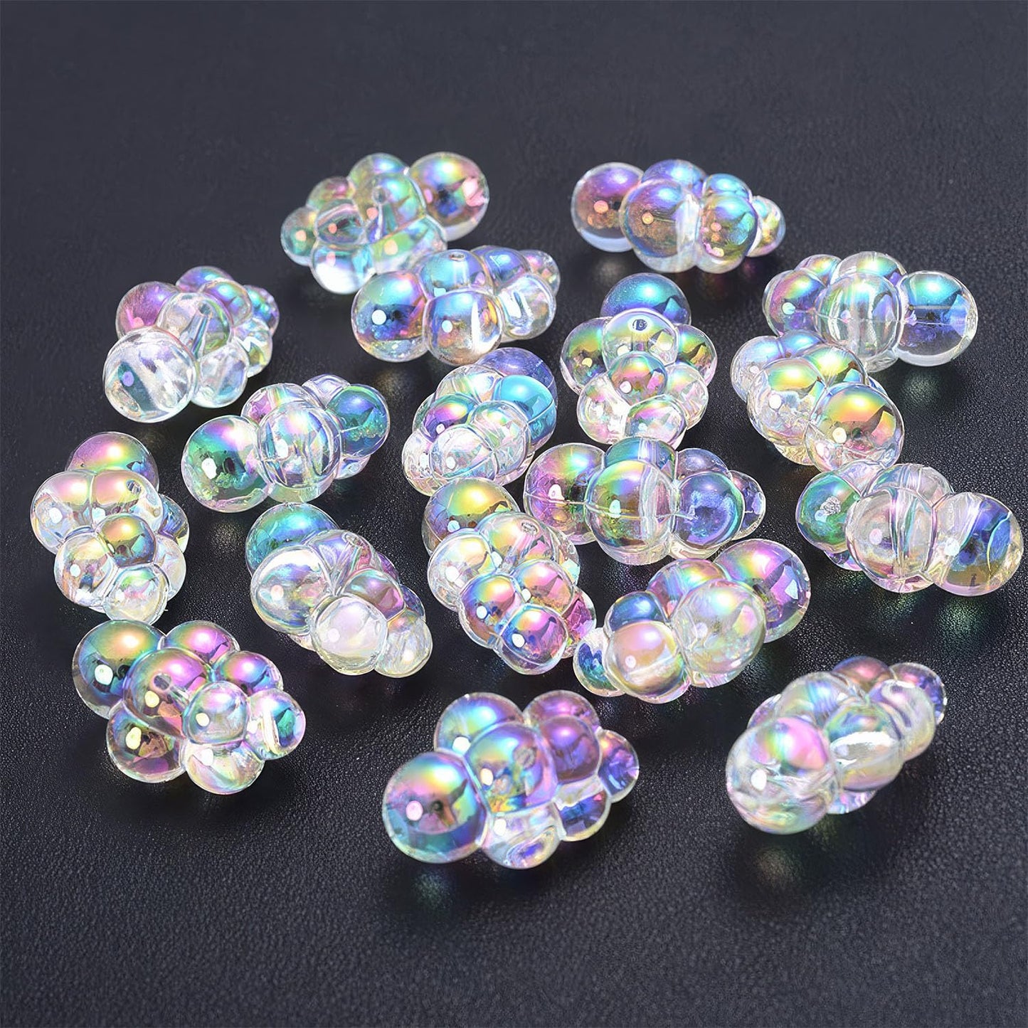 Picocosmxiruo Bubble Clusters - 10 Pk | Miniature Acrylic Bubbles for 1:6 Scale