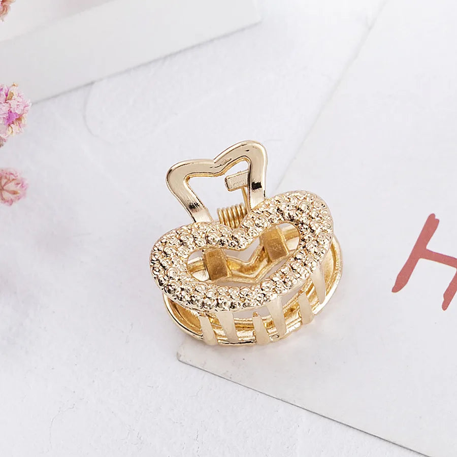 Elegant Women's Solid Color Alloy Hair Clip