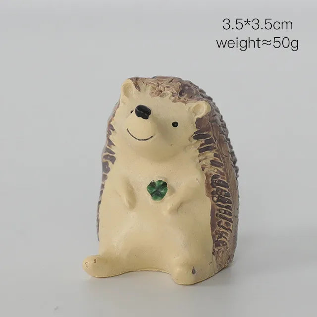 cute cartoon resin ornaments artificial decorations