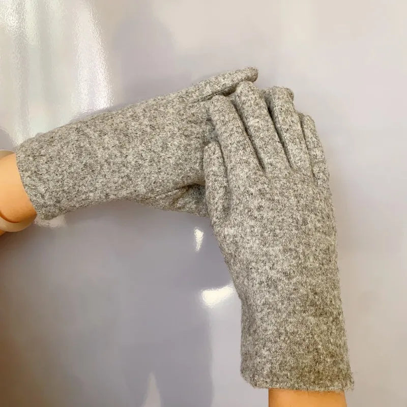 Women's Basic Lady Simple Style Bow Knot Gloves