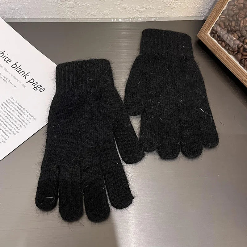 Unisex Basic Lady Simple Style Solid Color Gloves