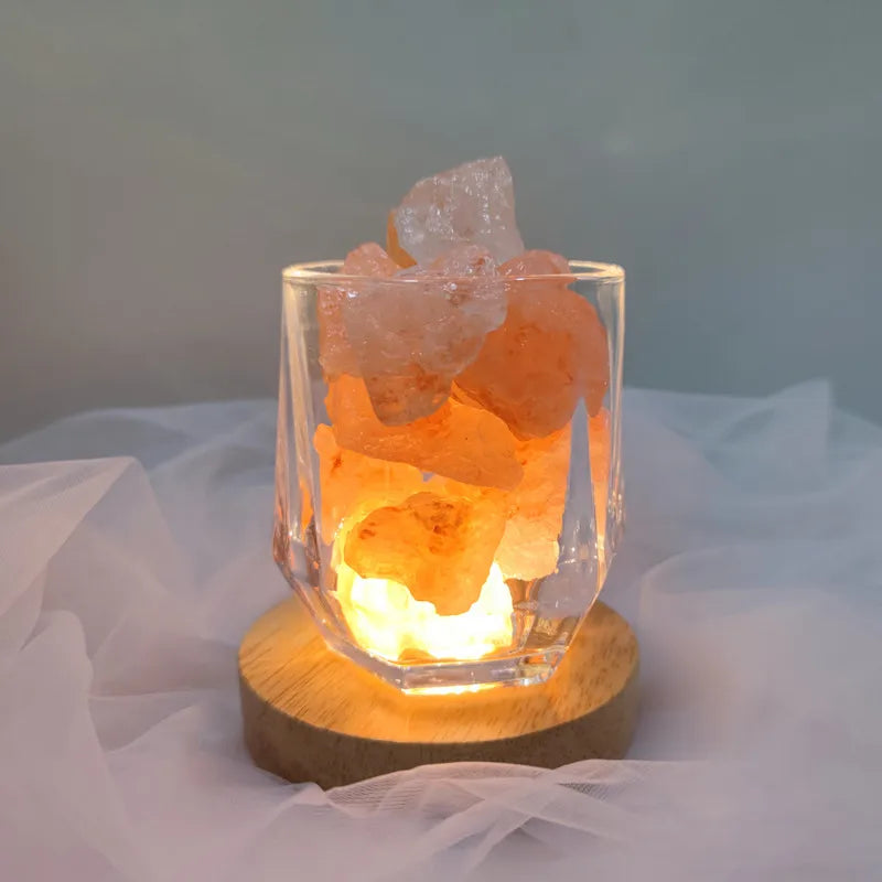 Casual Geometric Glass Stone Lighting Accessories
