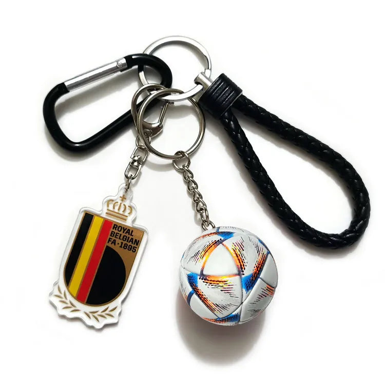 Streetwear Letter Football Acrylic + Plastic Plastic Unisex Spring Ring Trigger Clasp Closure Keychain