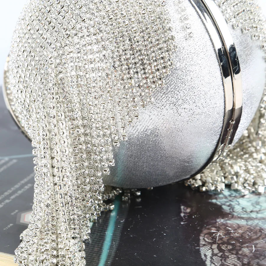 black gold silver pu leather solid color evening bags