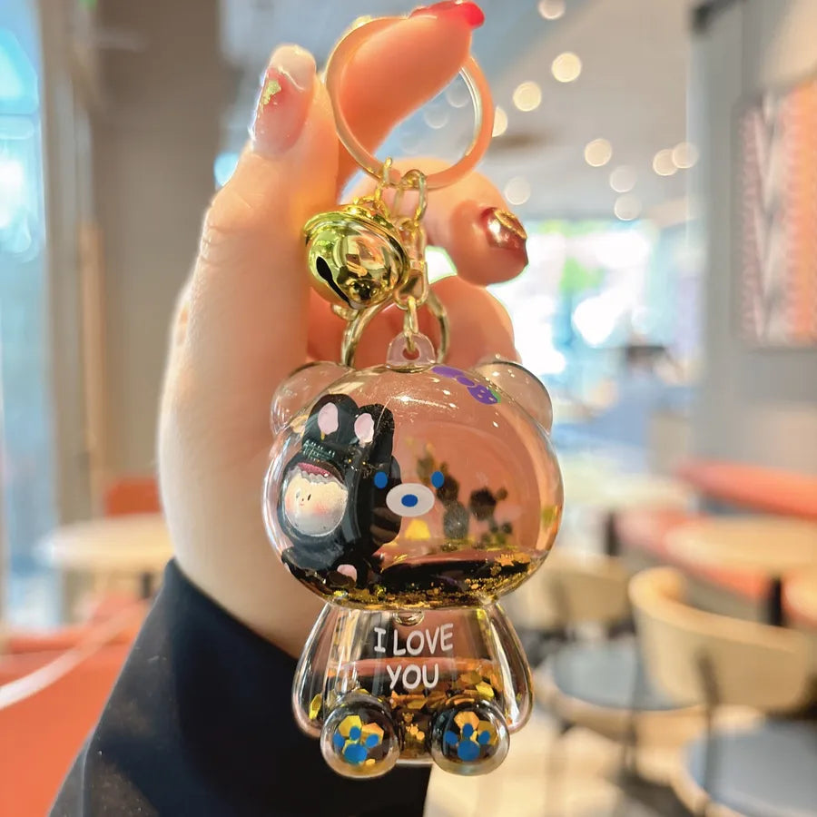 1 Piece Cute Cartoon Character Acrylic Unisex Bag Pendant Keychain