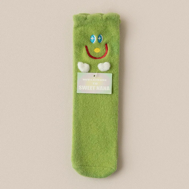 Sweet Women's Cartoon Polyester Ankle Socks A Pair