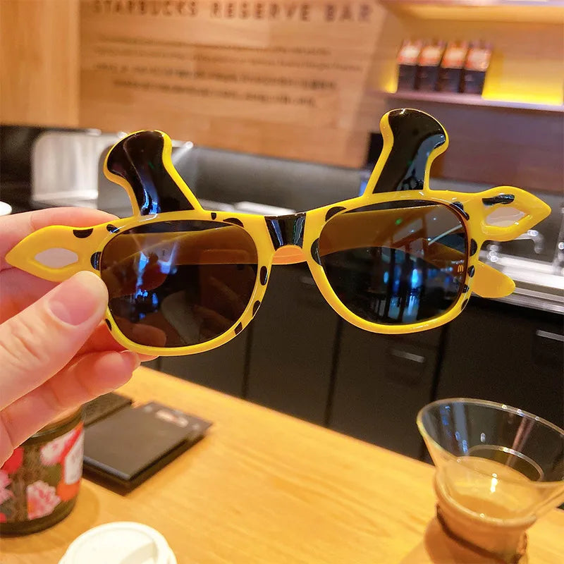 cute cartoon pc special-shaped mirror full frame kids sunglasses