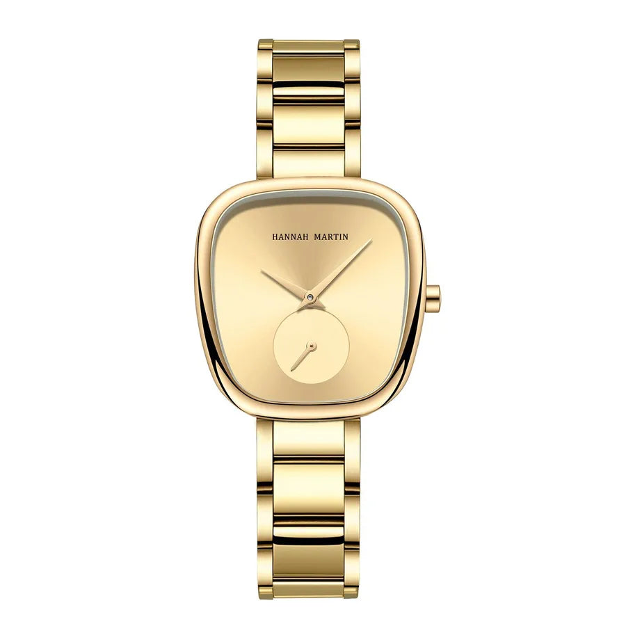 fashion round jewelry buckle quartz women's watches