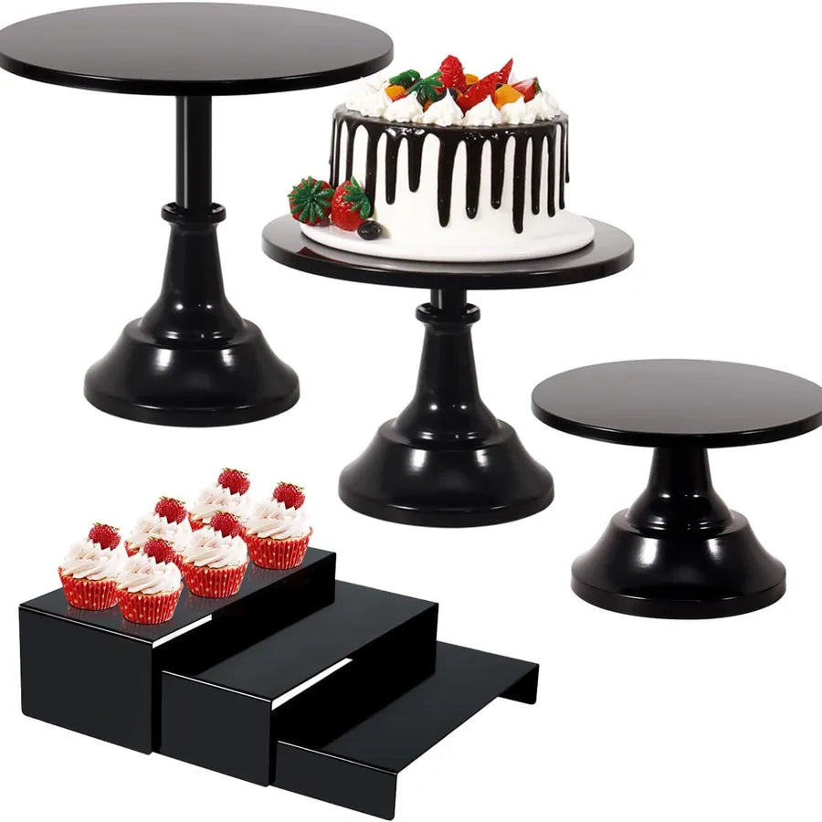 Elegant Solid Color Iron Dim sum rack 1 Set