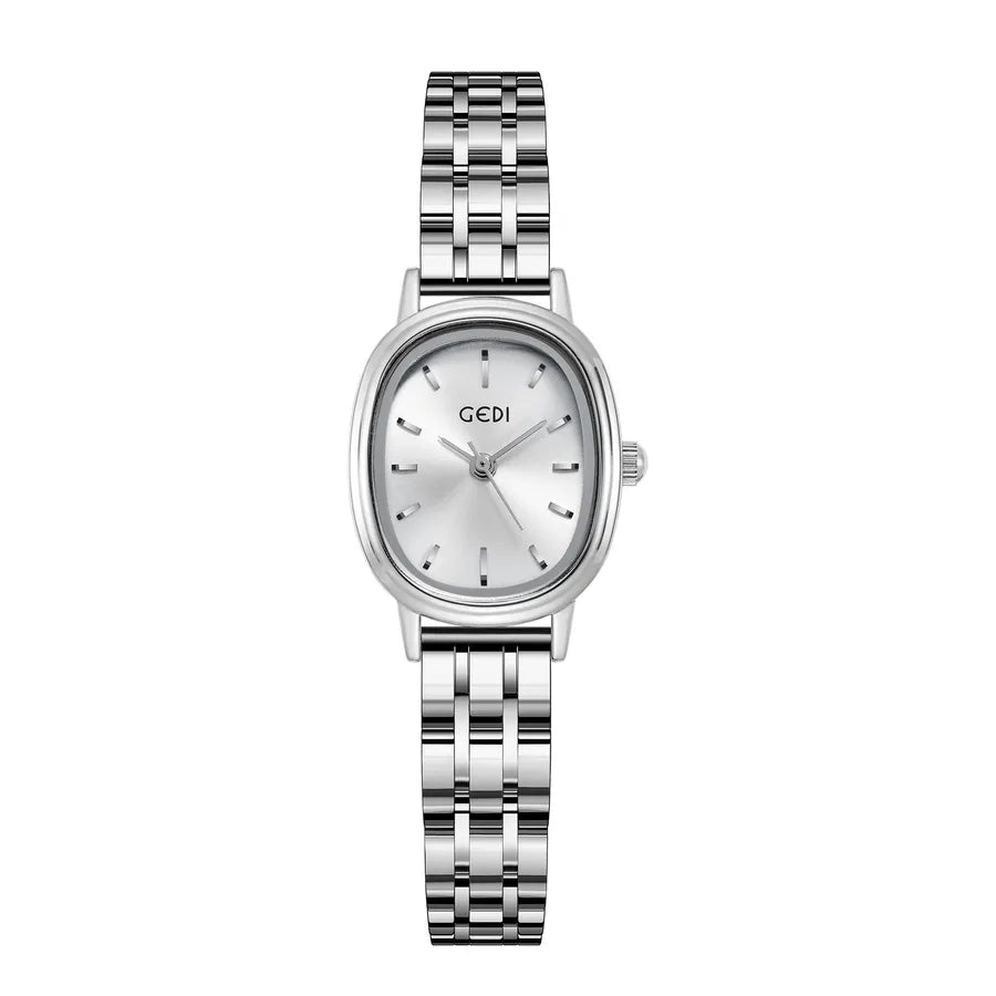 Vacation Simple Style Solid Color Butterfly Double Snap Quartz Watch Women's Watches