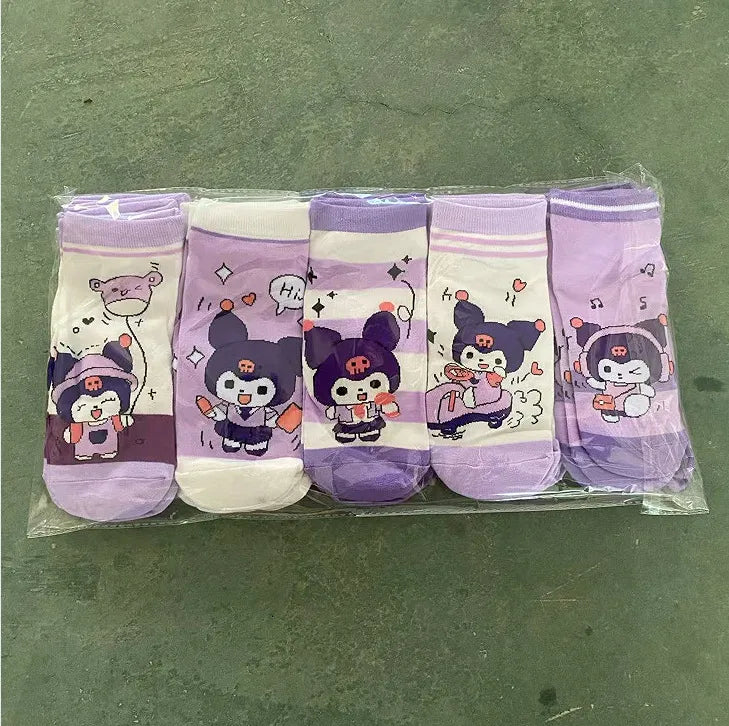 Casual Elegant Women's Dog Cotton Ankle Socks 1 Set