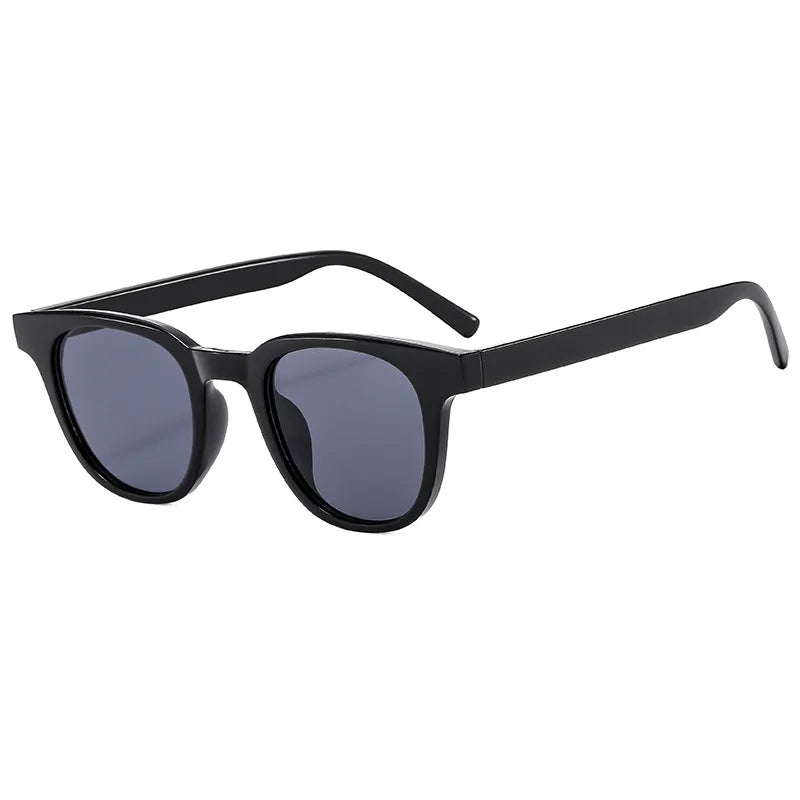simple style commute color block ac square full frame men's sunglasses