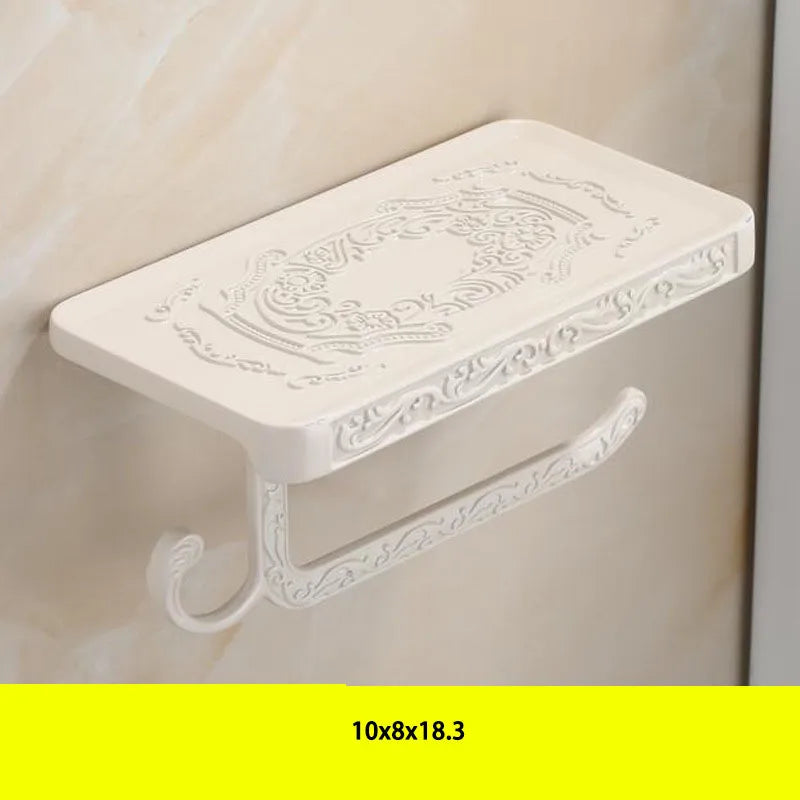 Classical Solid Color Alumimum Bathroom Racks