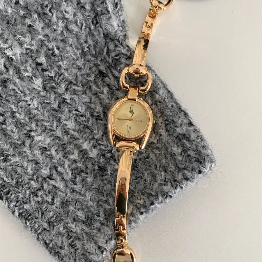 Casual Elegant Vocabulary Words/Name Single Folding Buckle Quartz Watch