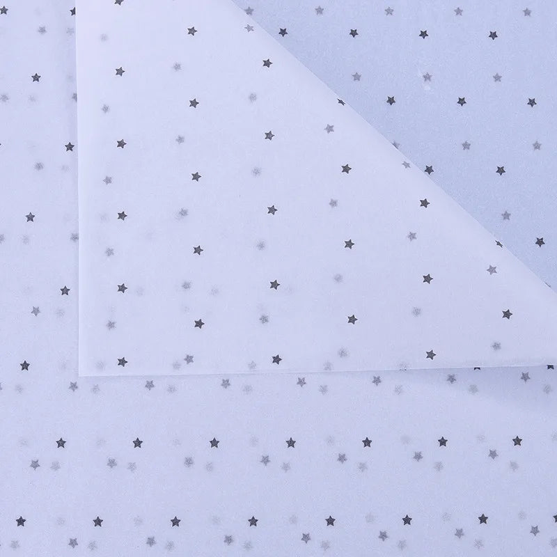 korean stars and dots wrapping sydney paper