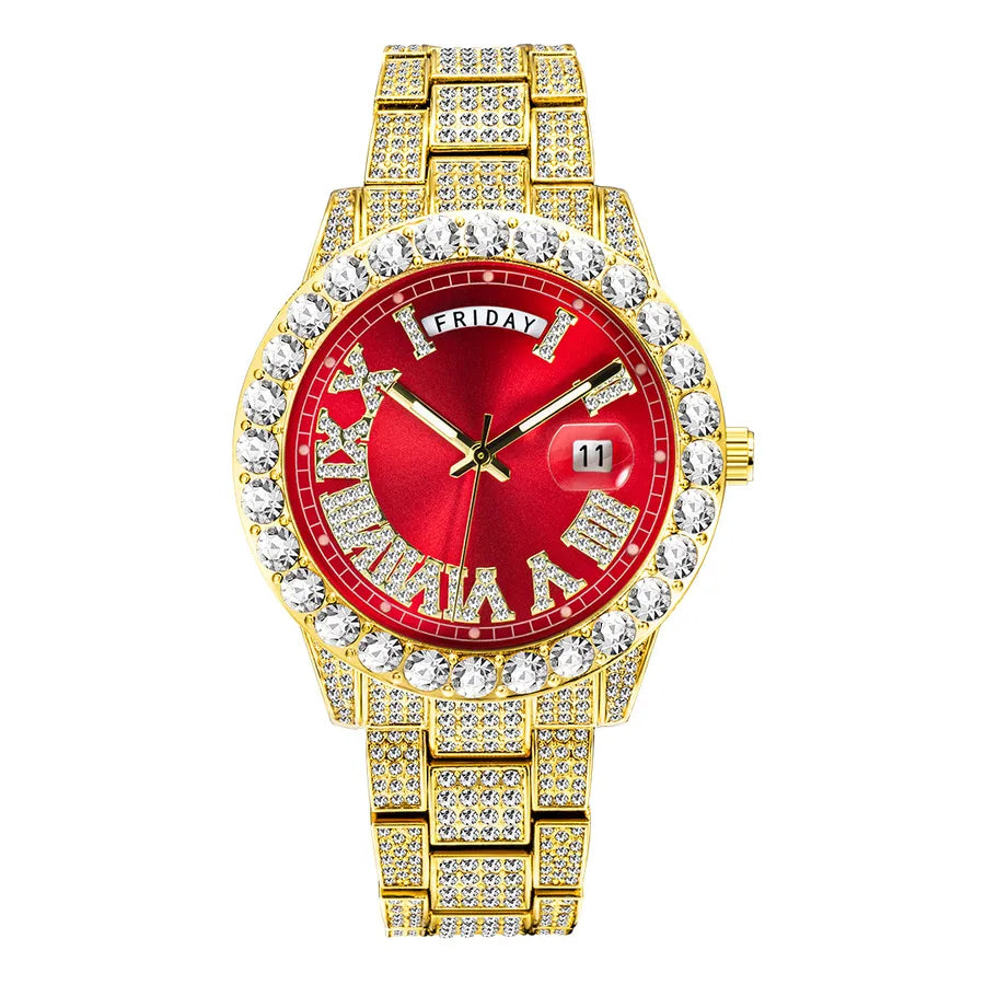 Business Geometric Butterfly Double Snap Quartz Men's Watches
