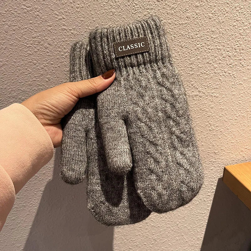 Men's Simple Style Letter Gloves