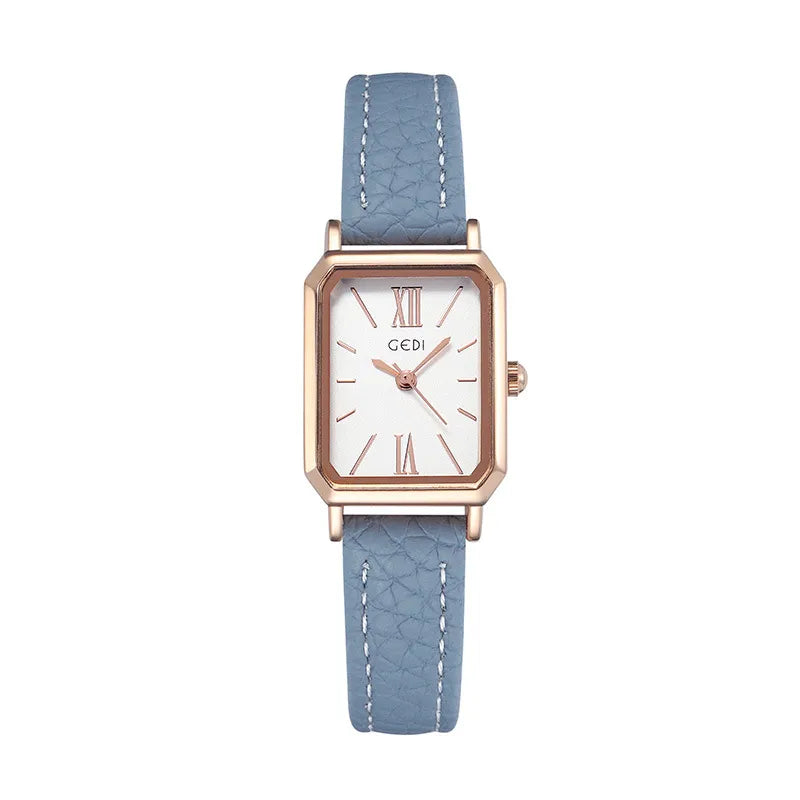 Goldie Simple Niche High-end Women's Watch Korean-style Student Rectangular Watch Retro Elegant Women's Quartz Watch