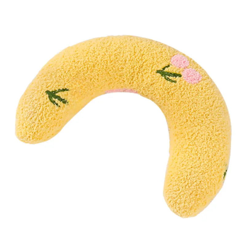 All-season Small Dog Pillow Toy Cat U-shaped Neck Protecting Pet Toy Comfortable For Cats Dogs Durable Material