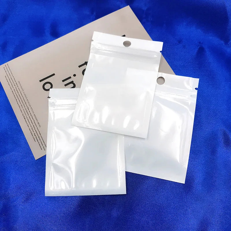 basic solid color plastic storage bag