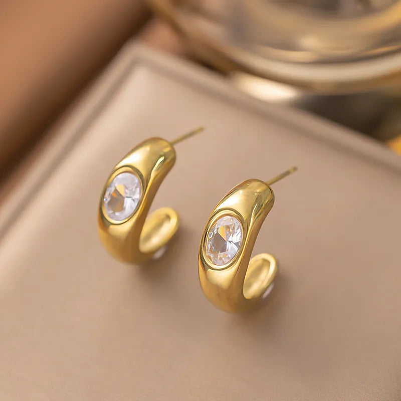 1 Pair IG Style Elegant Vintage Style Heart Shape Flower Butterfly 304 Stainless Steel Drop Earrings Ear Studs