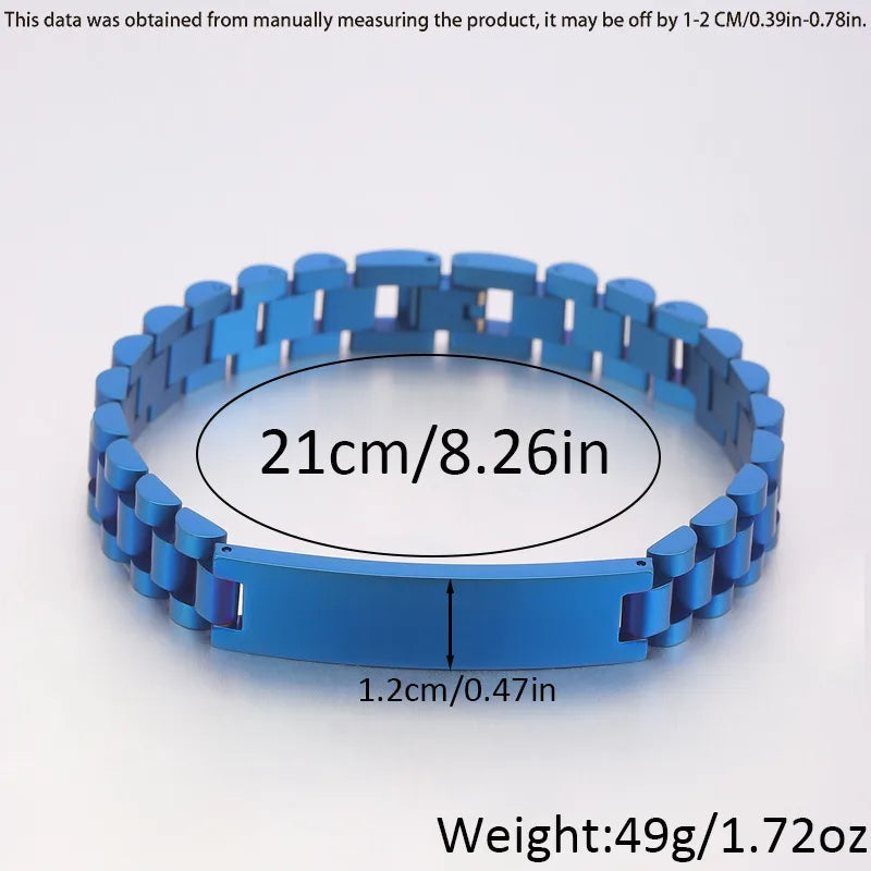 Retro Classic Style Geometric 304 Stainless Steel Plating Unisex Bracelets Men Chain Bracelets
