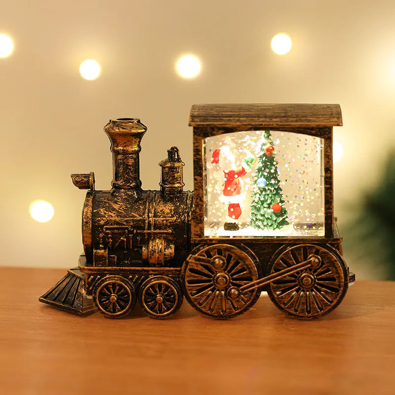 Christmas Cartoon Style Cute Santa Claus Snowman Plastic Indoor Party Festival Ornaments
