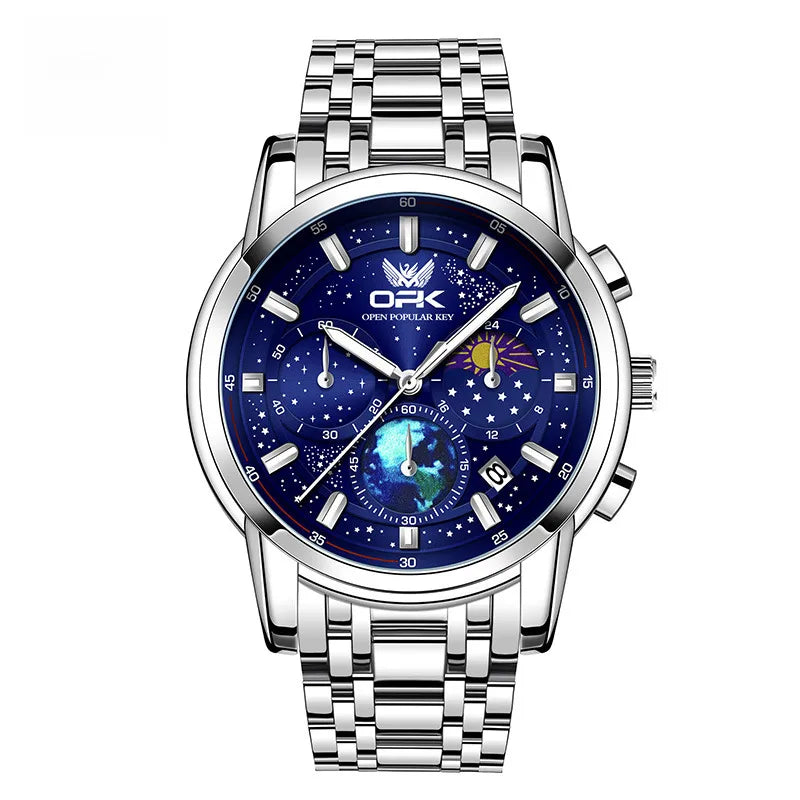 OPK brand watch manufacturers wholesale a generation of  chronograph moon luminous quartz watch men's watch men