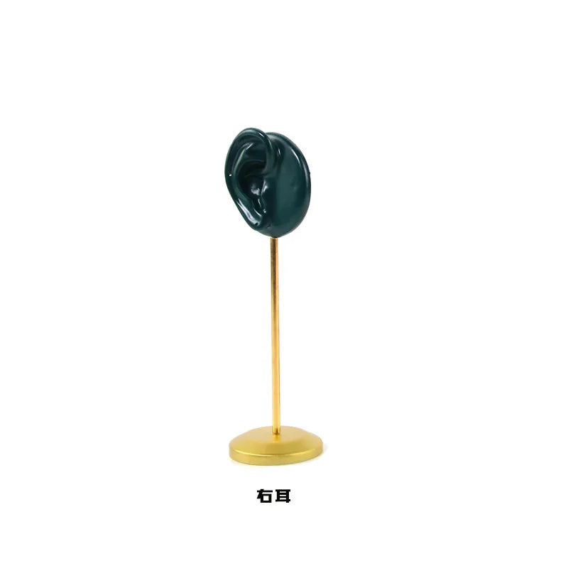 1 piece retro ear resin jewelry rack