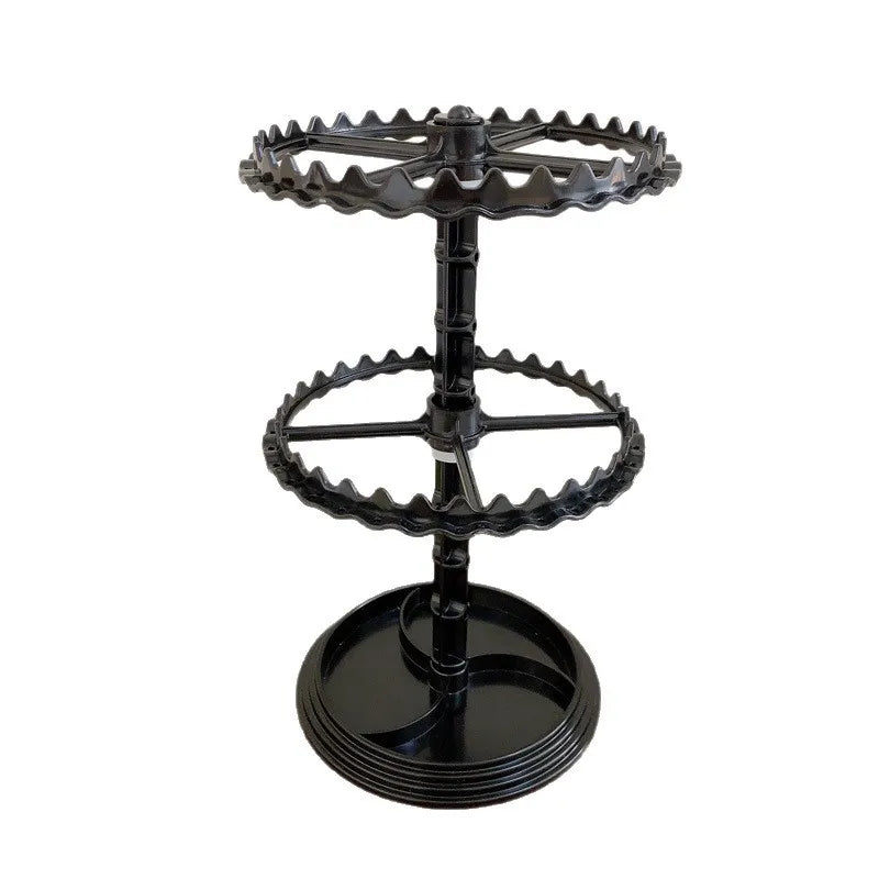 Multi-Layer Rotating Earring Storage Rack Women's Jewelry Display Stand Bracelet Necklace Small Accessories Holder Hair Tie