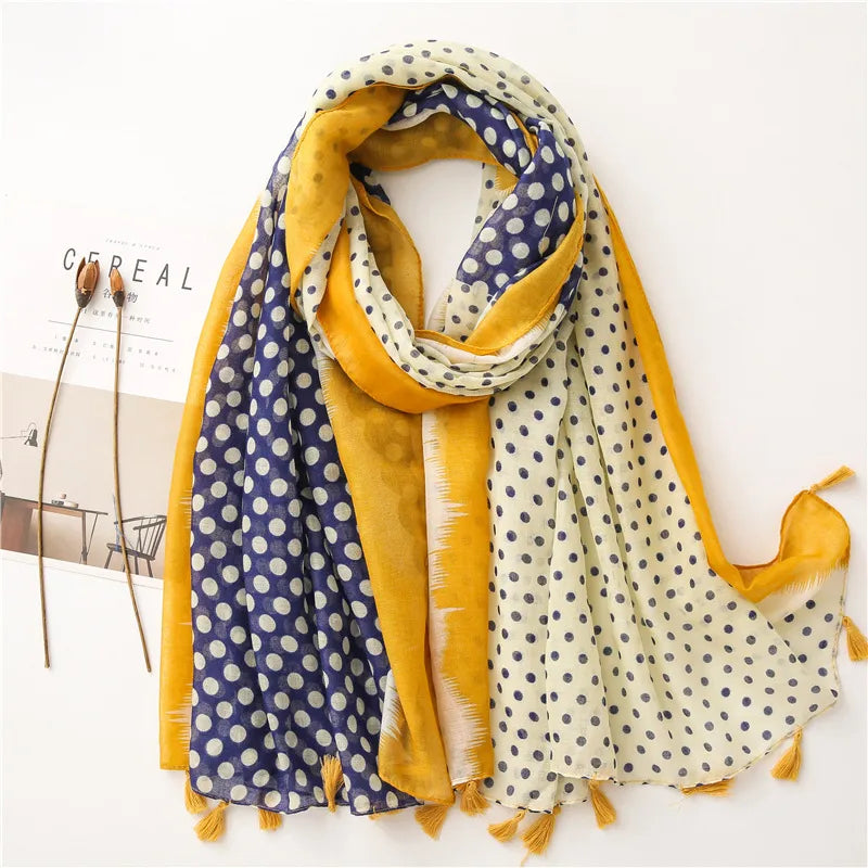 new scarf retro stitching bohemian cashew print silk scarf sunscreen yiwu wholesales