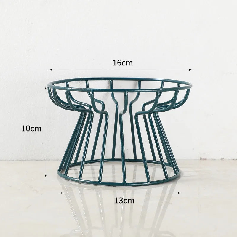 Nordic Style Pet Ceramic Bowl High Footed Cat Food Bowl Snack Can Head Plate Anti-neck Disease Anti-overturn Cat Food Basin