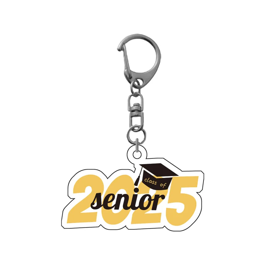 1 Piece Simple Style Letter Number Acrylic Bag Pendant Keychain