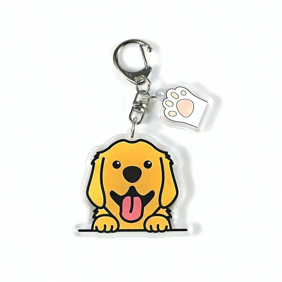 Cute Animal Arylic Keychain
