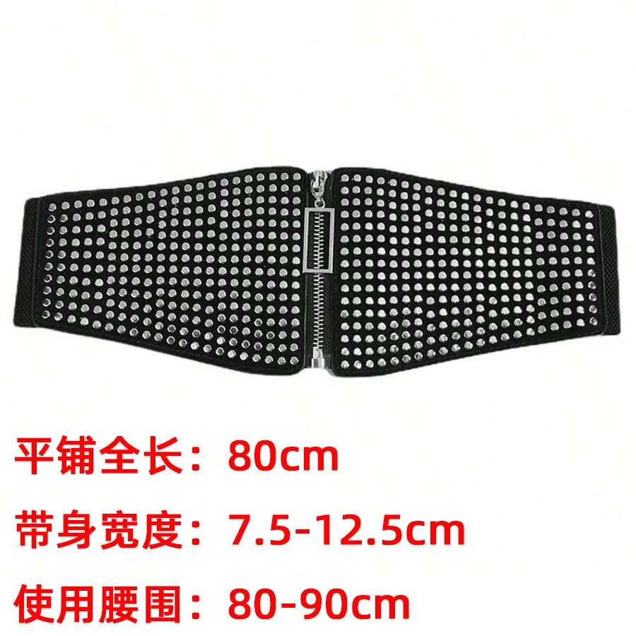 fashion solid color pu leather  women's corset belts