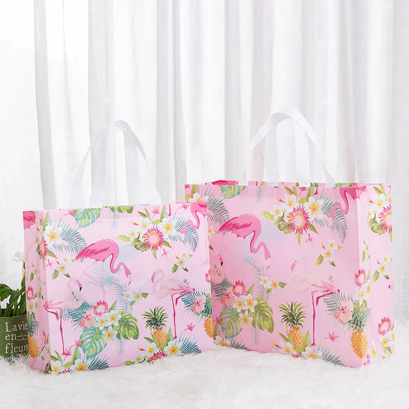 coated non-woven portable clothing handbag advertising shopping bag spot printed logo