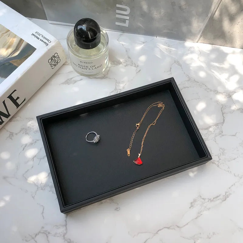 Small velvet ring plate earrings earrings plate empty plate jewelry display rack jewelry storage box tray wholesale