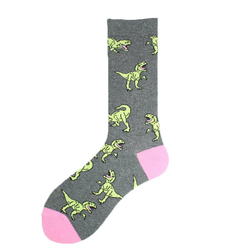 men's cartoon style cartoon cotton crew socks a pair
