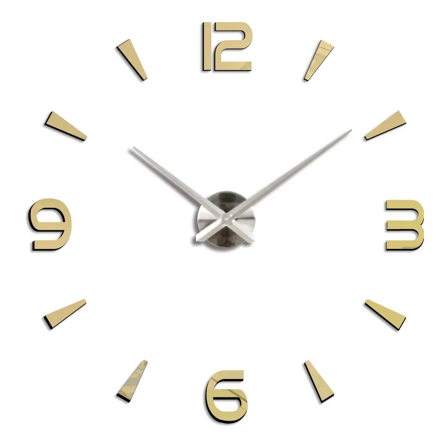 Casual Round Plastic pendant Wall Clock Artificial Decorations