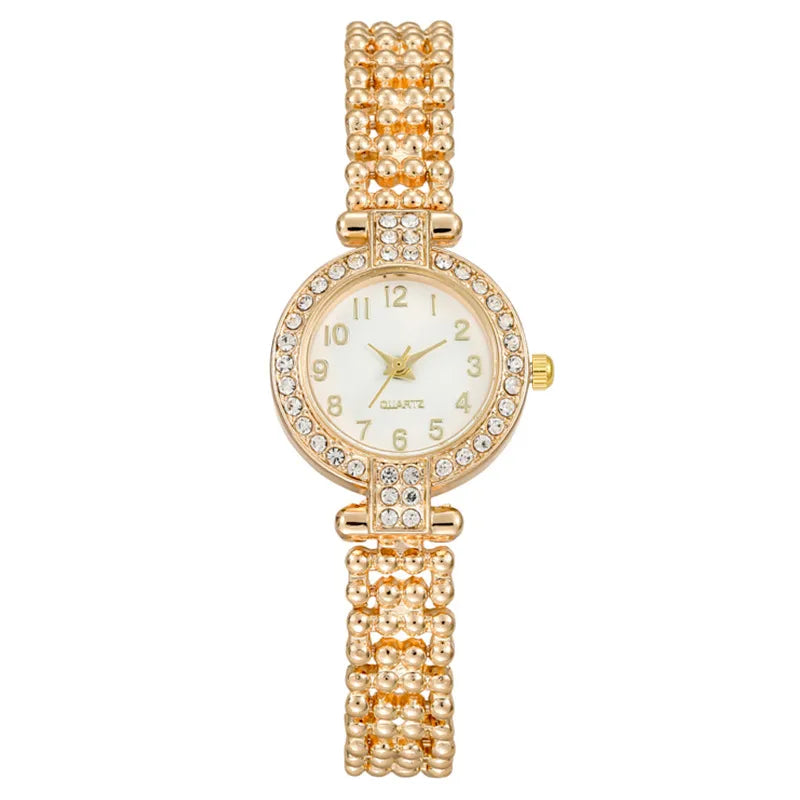 Casual Elegant Geometric Jewelry Buckle Quartz Watch Women's Watches