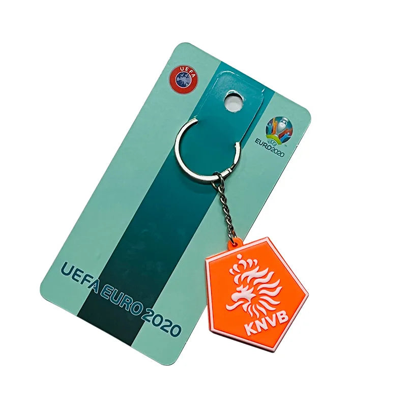 Simple Style Animal Letter Number PVC Football World Cup Keychain