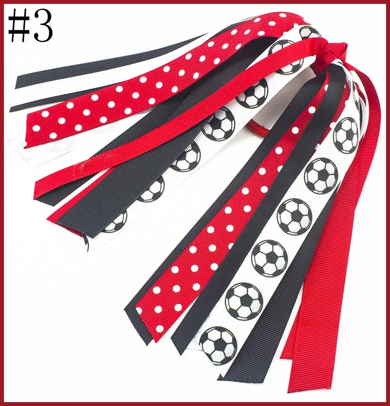 Sports Hair Accessories Football Volleyball Baseball Series Hair Rope Children Girls Cheer Strap