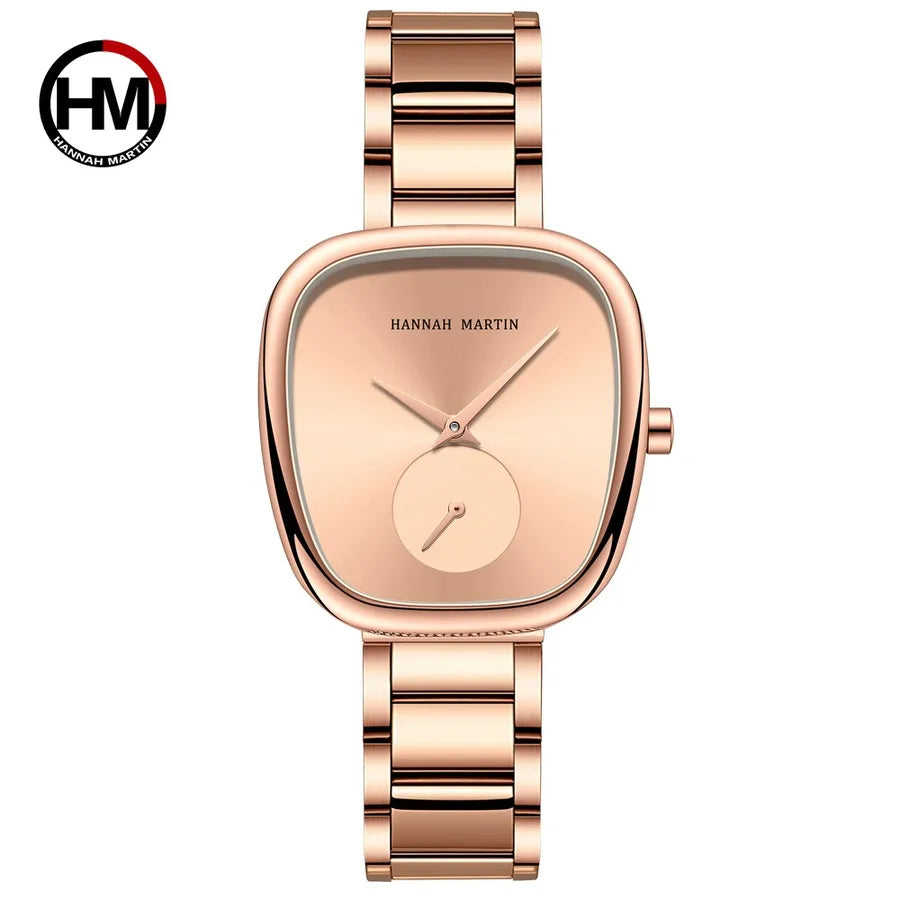 fashion round jewelry buckle quartz women's watches